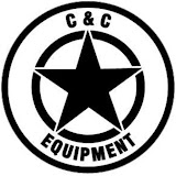 Logo of C&C Equipment featuring a black star within a circle, with the text 'C&C Equipment' above and below the star.